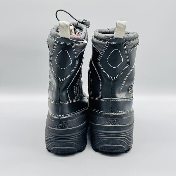 The North Face Boots Boys 6 Black Thermalfelt Snow Insulated Alpenglow IV Winter - Picture 6 of 12